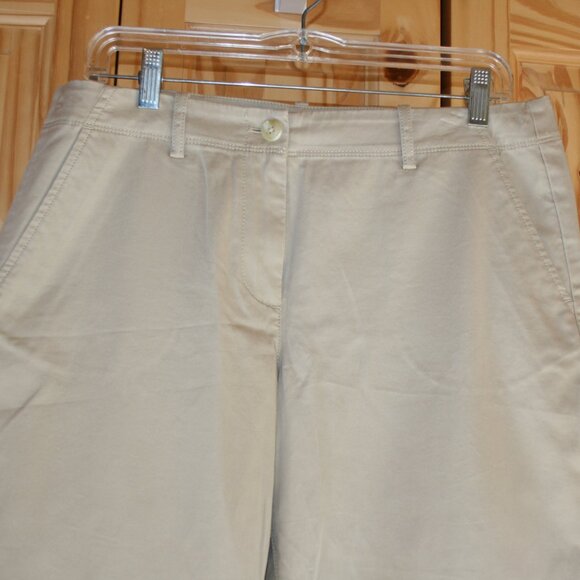 J Jill Live In Chino Cropped Pants Size 10 - Picture 3 of 5